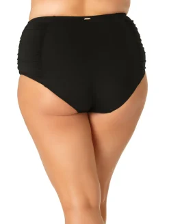 Anne Cole High Waist Tummy Control Plus Size Bikini Brief