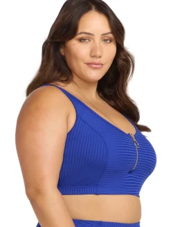 Artesands Fuseli Zip Swim Crop Top