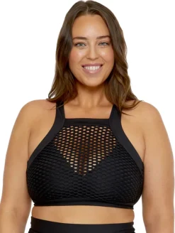 Becca Castaway Evelyn Hi-Neck Bikini Top