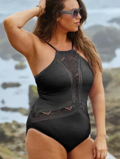 Becca Color Play Hi-neck One Piece Swimsuit