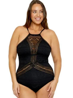 Becca Color Play Hi-neck One Piece Swimsuit