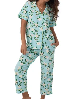 Bed Head Short Sleeve Classic Crop PJ Set