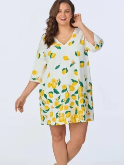 Bed Head V-Neck Sleep Dress