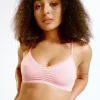 Blush Micro Lace Trim Bralette