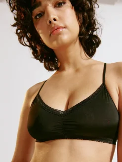 Blush Micro Lace Trim Bralette