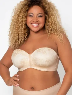 Curvy Couture Strapless Bra