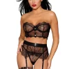 Dreamgirl Eyelash Lace 3 Piece Set