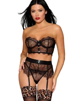 Dreamgirl Eyelash Lace 3 Piece Set