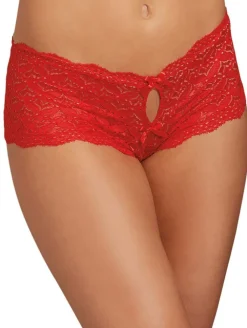 Dreamgirl Heart Lace Open Panty