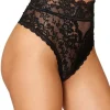 Dreamgirl High Waist Lace Thong