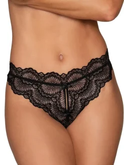 Dreamgirl Lace Open Thong
