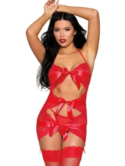 Dreamgirl Triple Bow Chemise