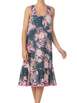 Ellen Tracy Sleeveless Midi Gown