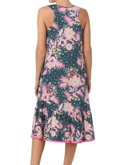 Ellen Tracy Sleeveless Midi Gown