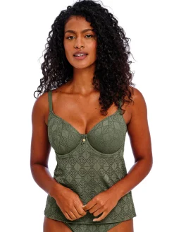 Freya Nomad Nights Plunge Tankini Top