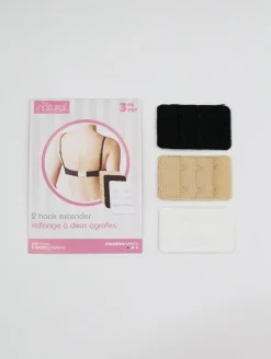 2 Hook Bra Extender - 3 Pack