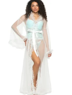 Jezebel Veil Tulle Ruffle Robe