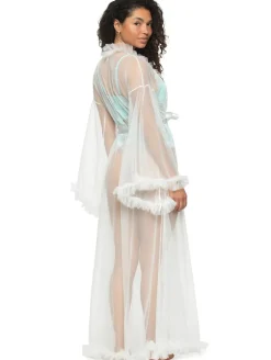 Jezebel Veil Tulle Ruffle Robe