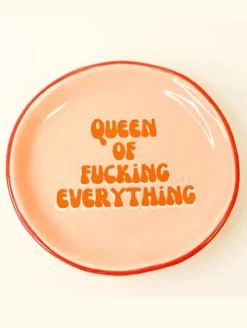 Properly Improper Round Trinket Tray