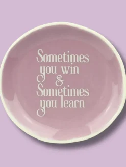 Properly Improper Round Trinket Tray