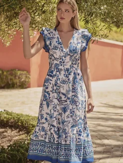 Salema Floral Midi Dress