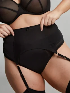 Sculptresse Liberty Waspie Garter Belt