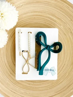 Tiny Gift Society Bow Hair Accessory Set