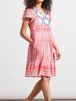Tribal Short Sleeve Dress