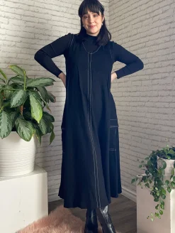 Tribal Sleeveless Cargo Dress